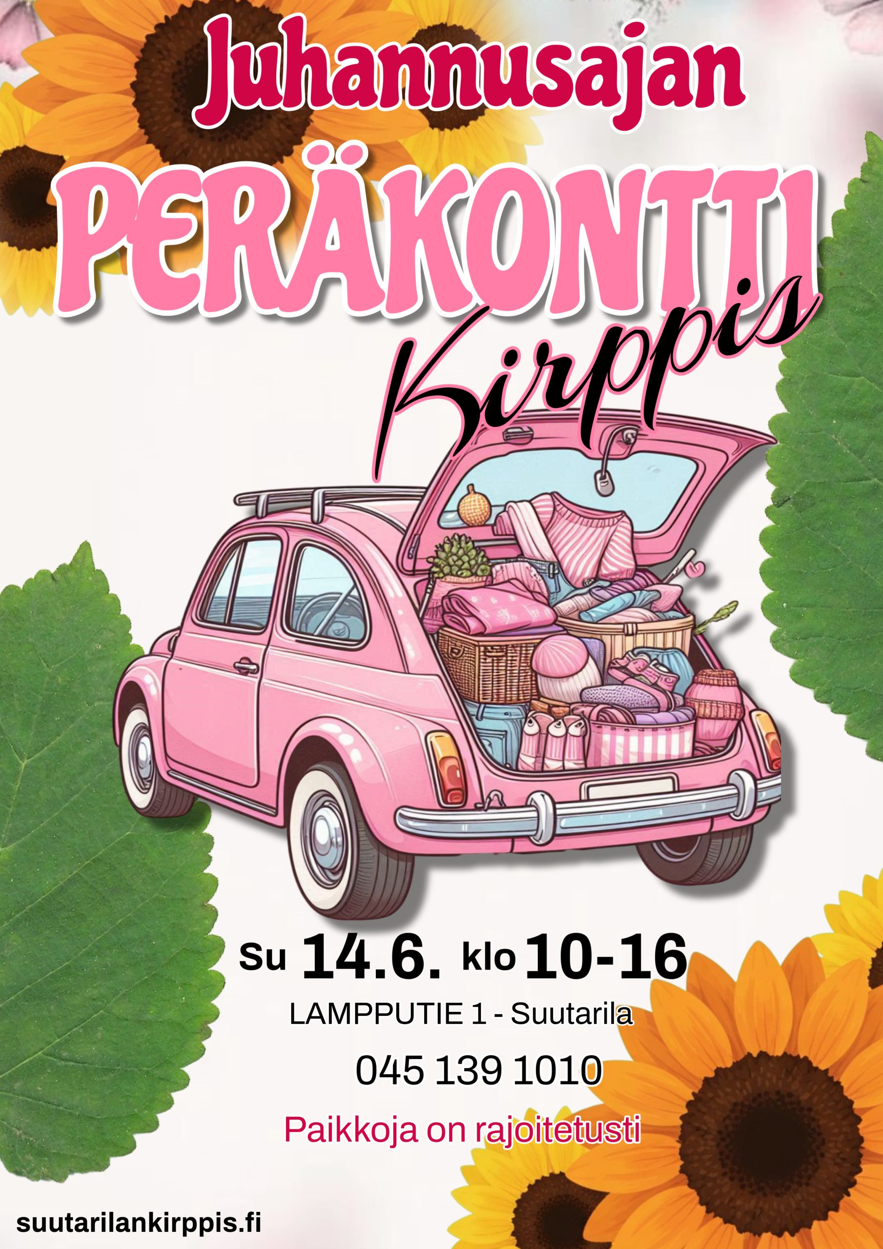 Kesän toinen peräkonttikirppis Helsingissä
